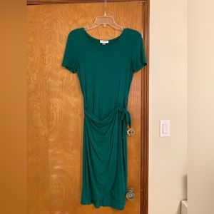 Calvin Klein casual green wrap dress FINAL PRICE